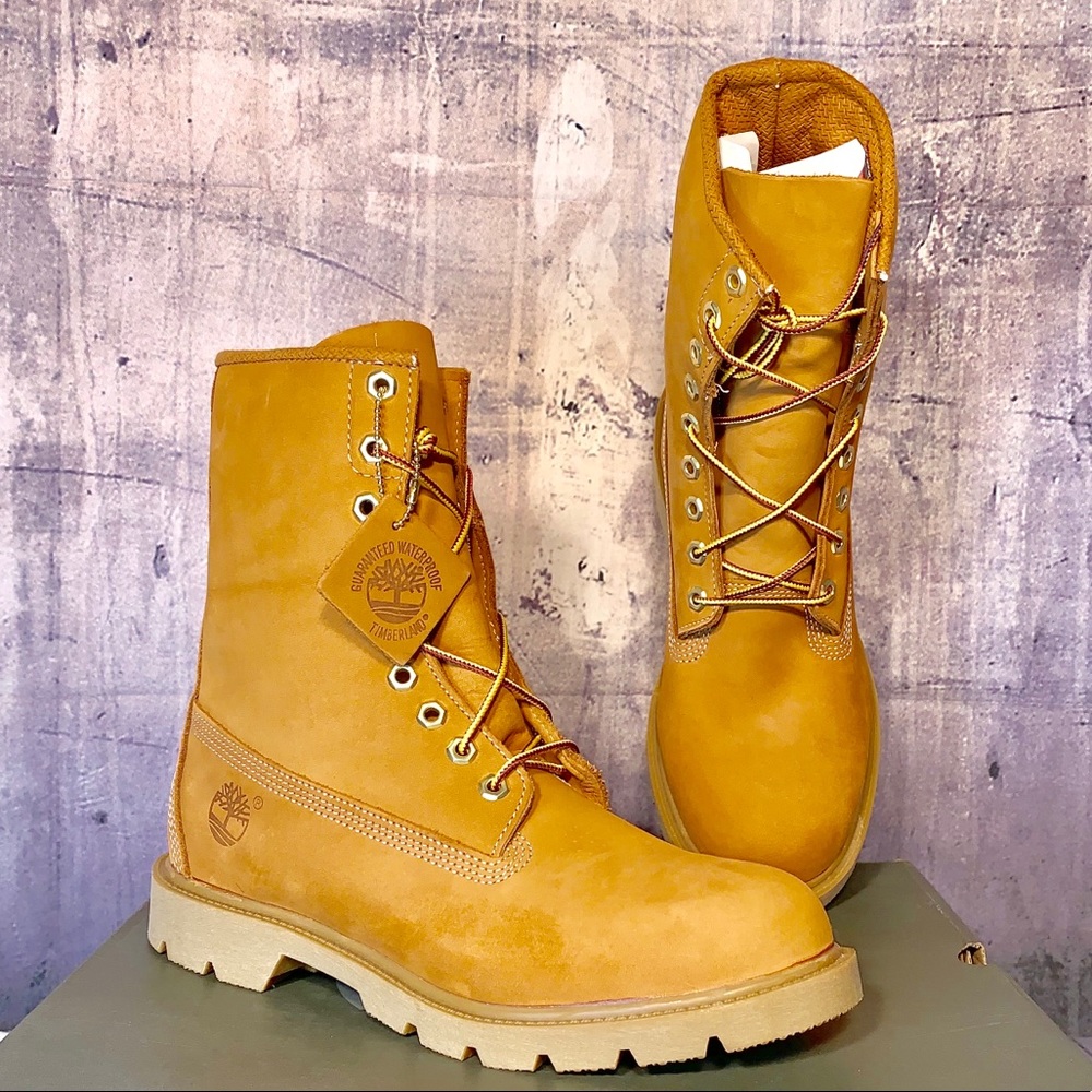 TIMBERLAND MEN'S 8 IN. BASIC WORK BOOTS WHEAT - Picture 3 of 8